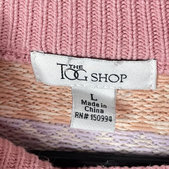 Pastel Mock Neck Knit Sweater Y2K Cottagecore Soft Girl Retro Cozy Pullover - Picture 6 of 11